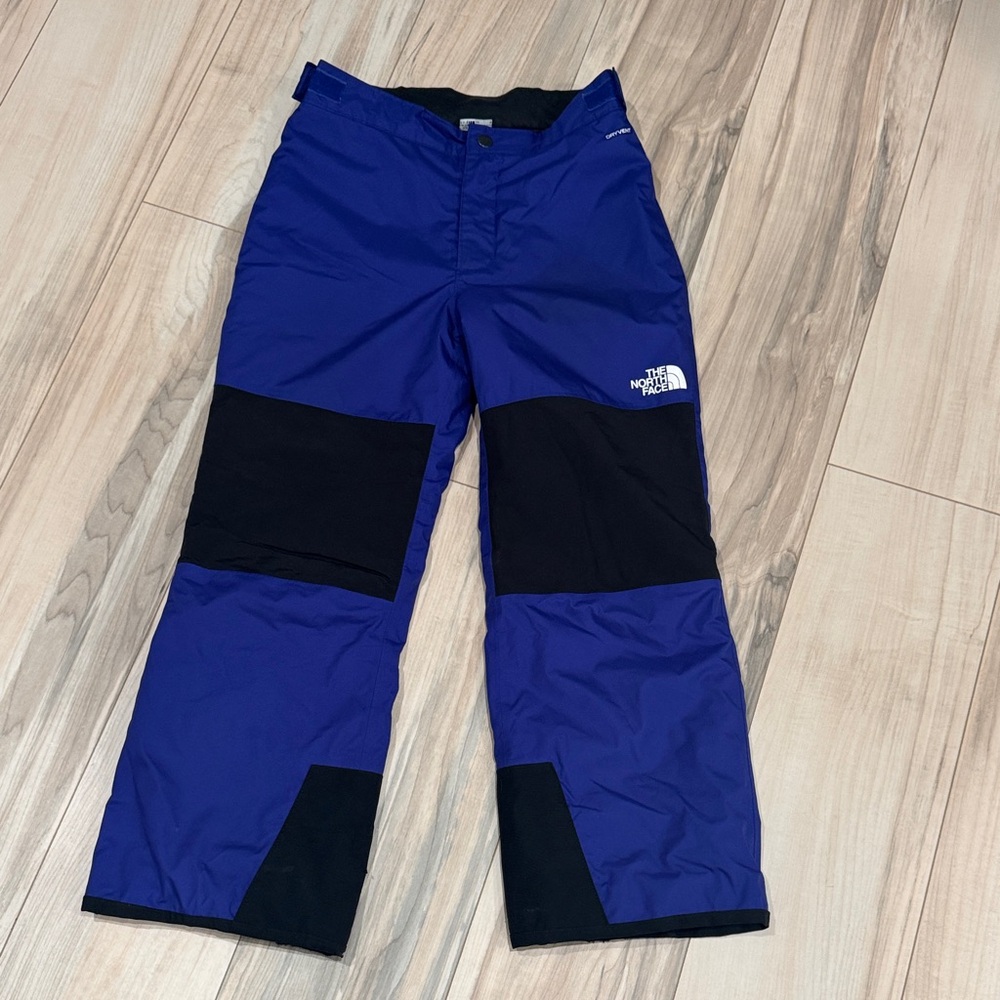 Boys The North Face Freedom Kid's Lapis Blue Insulated Ski Pants | Size L | 12